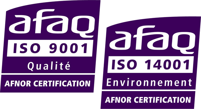 Certification ISO 9001 ISO 14001